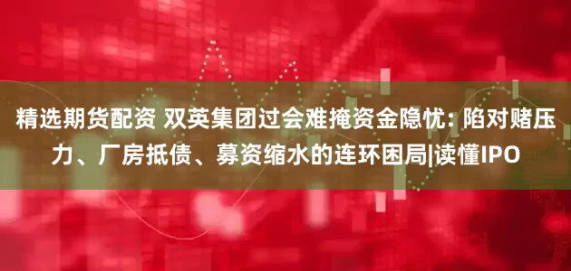 精选期货配资 双英集团过会难掩资金隐忧: 陷对赌压力、厂房抵债、募资缩水的连环困局|读懂IPO